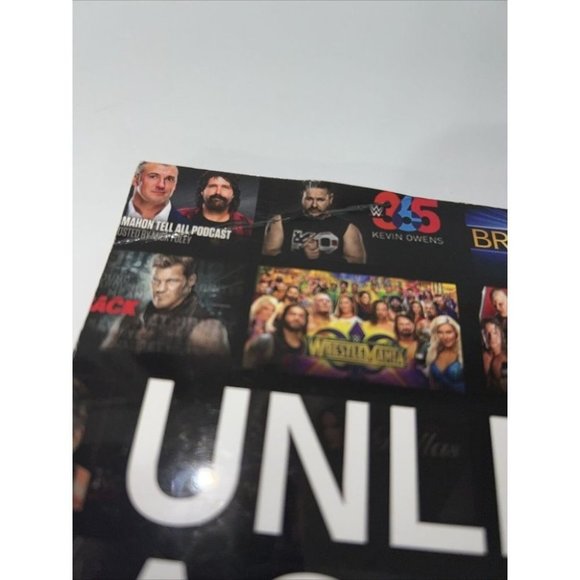 2018 WWE wrestling OFFICIAL PROGRAM Wrestlemania 34 New Orleans smackdown - Picture 9 of 11